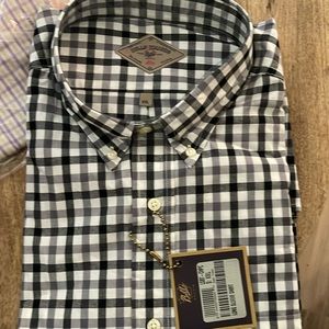 Brand New Button Down XXL Black White
